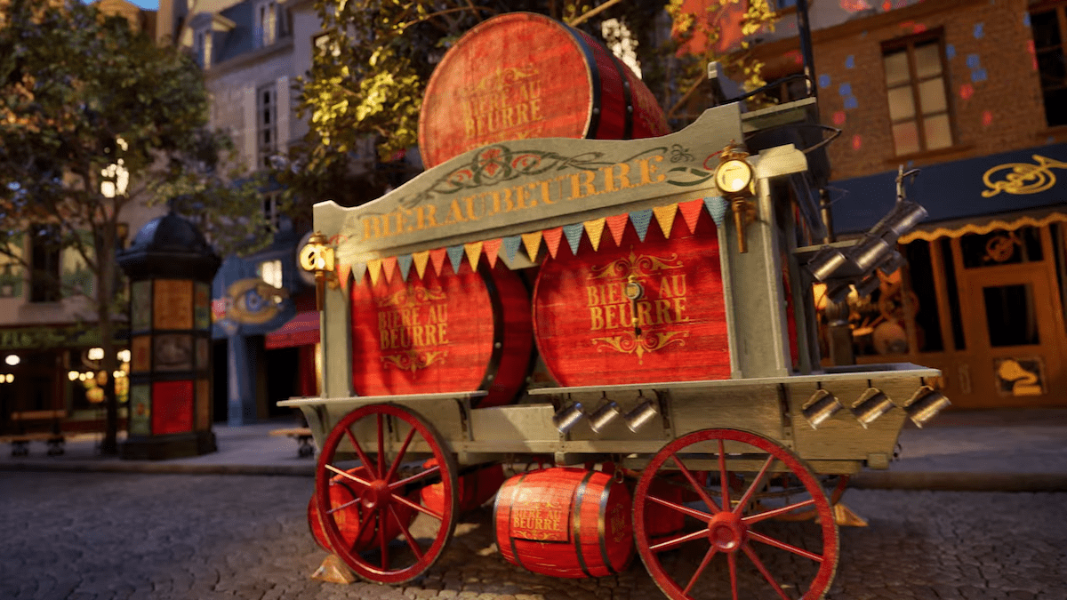 An artist rendition of one of the drinks carts that will be around the park.