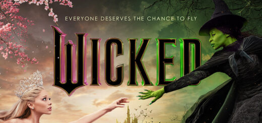 Poster for Wicked movie with Cynthia Erivo as Elphaba and Ariana Grande as Glinda