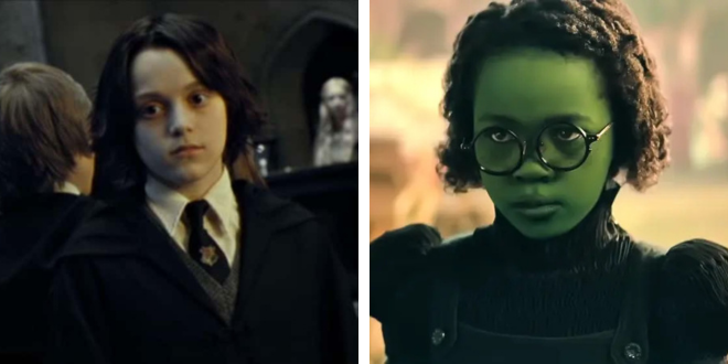 a young Snape and Elphaba