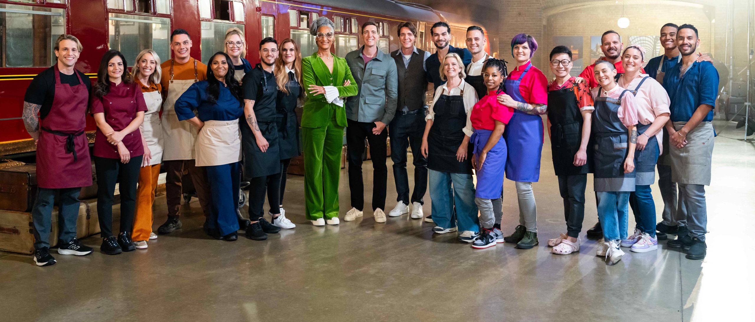 The contestants on season one of "Harry Potter: Wizards of Baking."