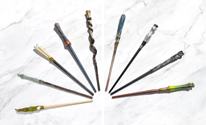 An array of new wands from famed artisan wandmaker Cosme Acajor.