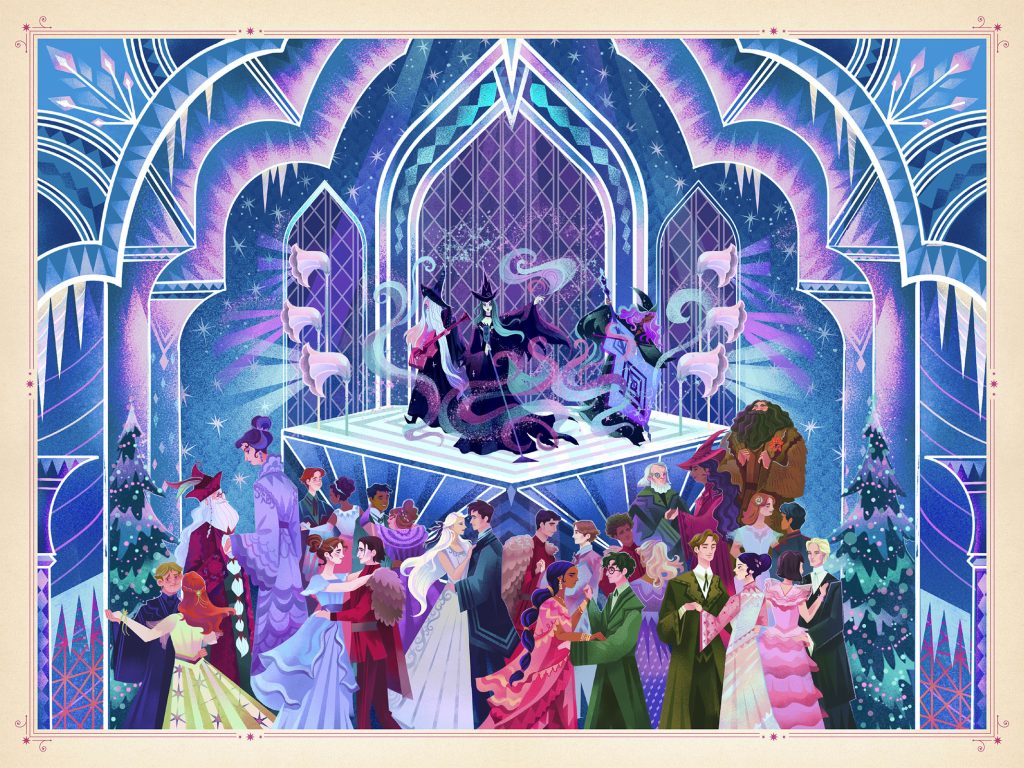 The Yule Ball scene In Scholastic’s “Harry Potter and the Goblet of Fire.”