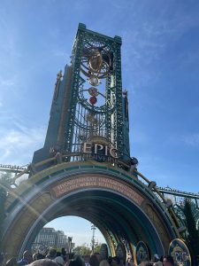 The main portal entrance to Epic Universe