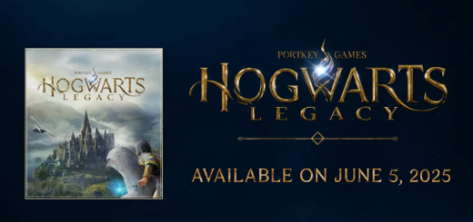"Hogwarts Legacy" logo and cover art.